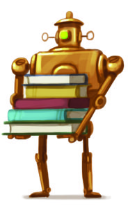 Robot Book Stack