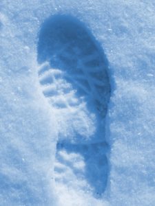 snow footprint