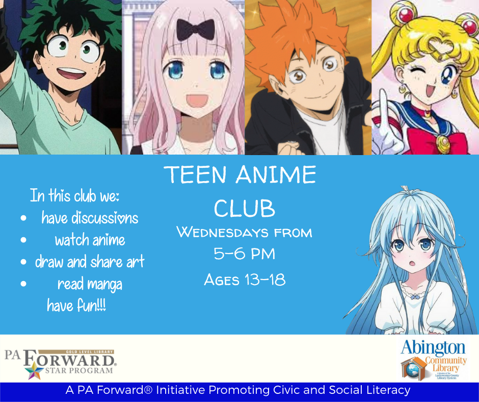 Teen Anime Club | Sarasota County Libraries