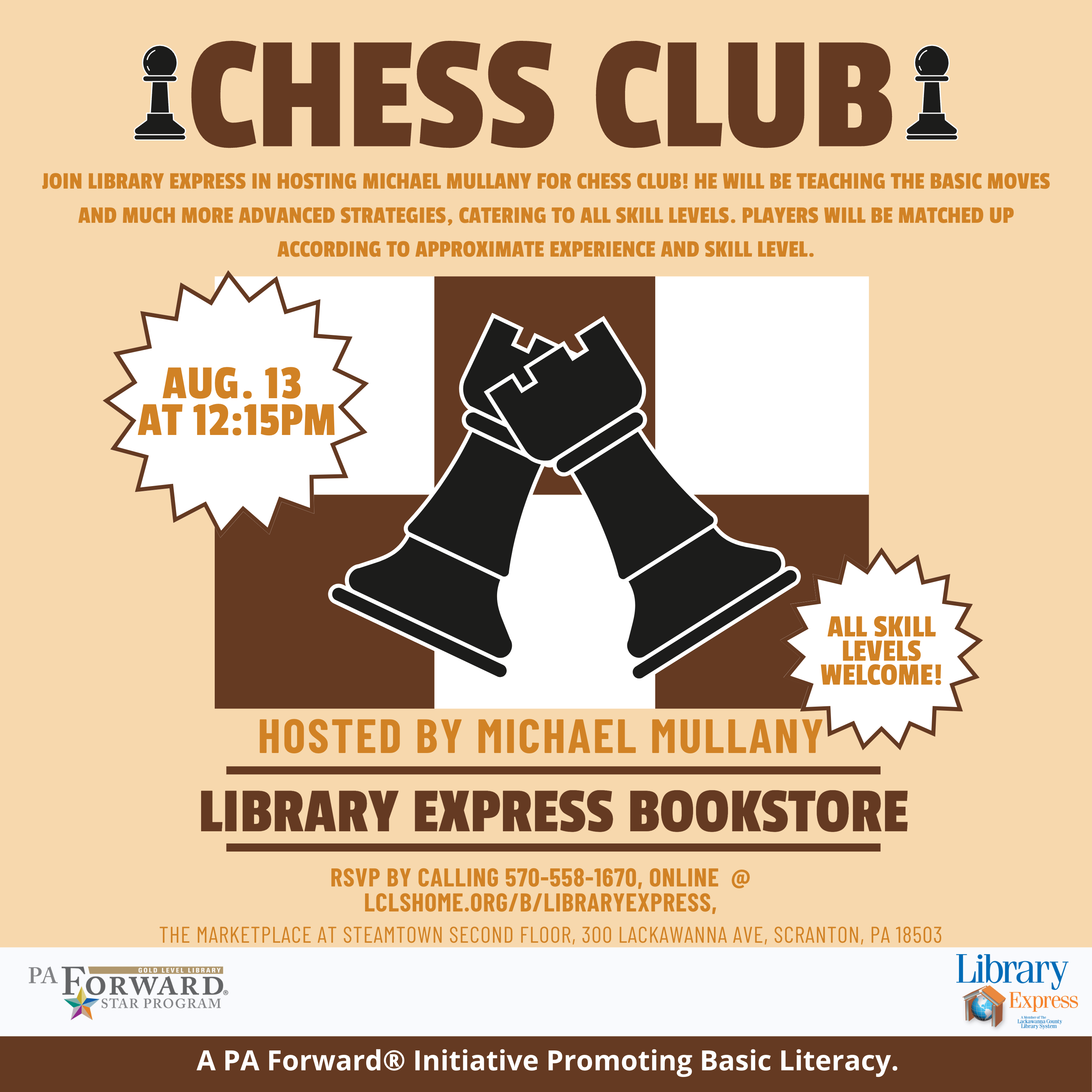chess club posters