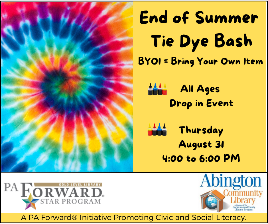 Worth It Events: Tie Dye your Summer!