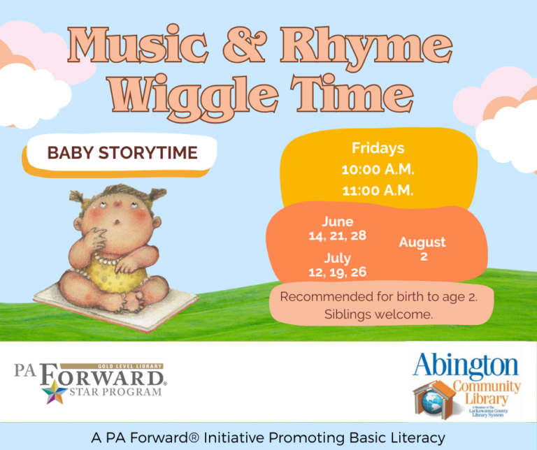 Music and Rhyme Wiggle Time - Lackawanna County Library System